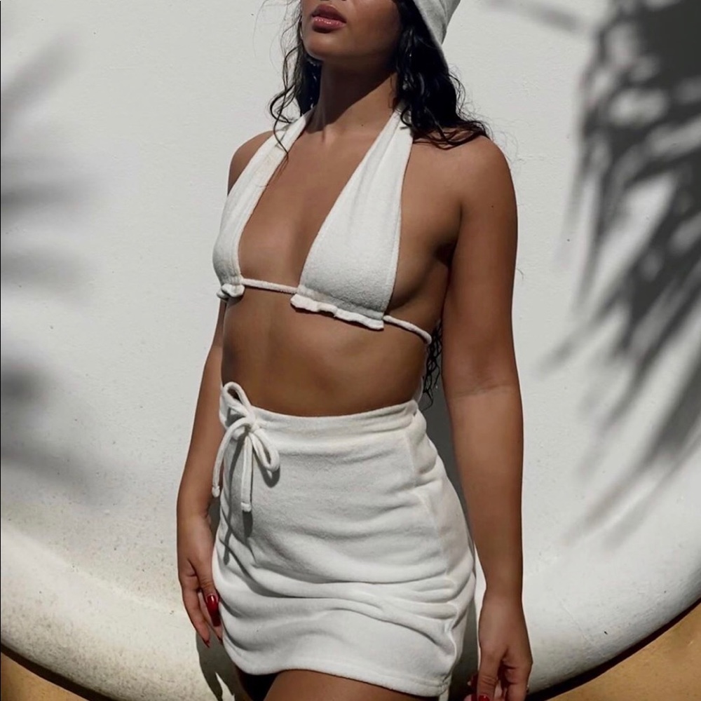 WHITE 437 Towel Daydream SKIRT